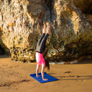 Yoga pose - handstand